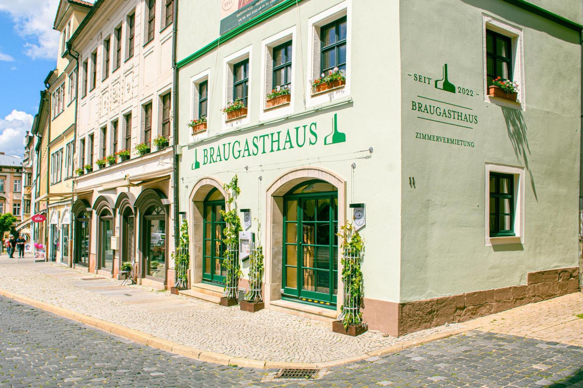 Braugasthaus 萨勒河畔瑙姆堡 外观 照片